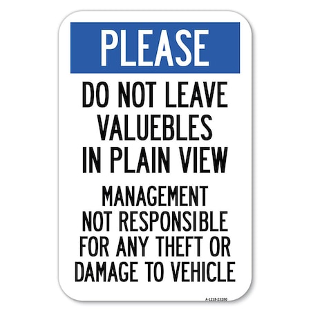 Signmission Safety Sign, 12 in Height, Aluminum, 23280 A-1218-23280